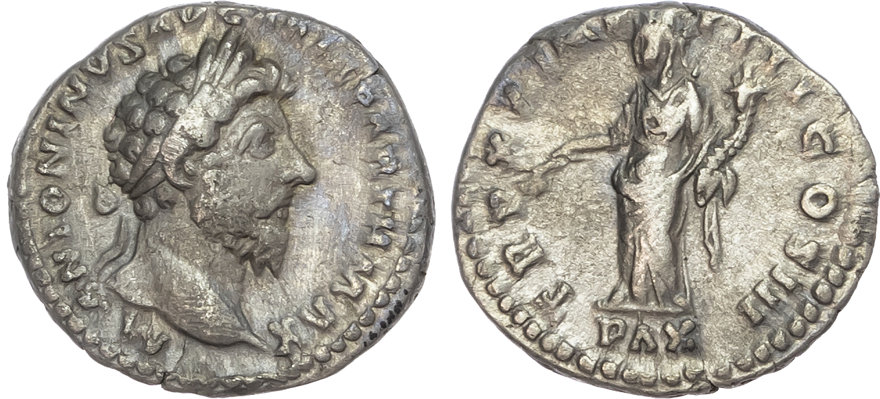 Marcus Aurelius (AD 161-180) AR Denarius, Rome, AD 166, 2.97g. 