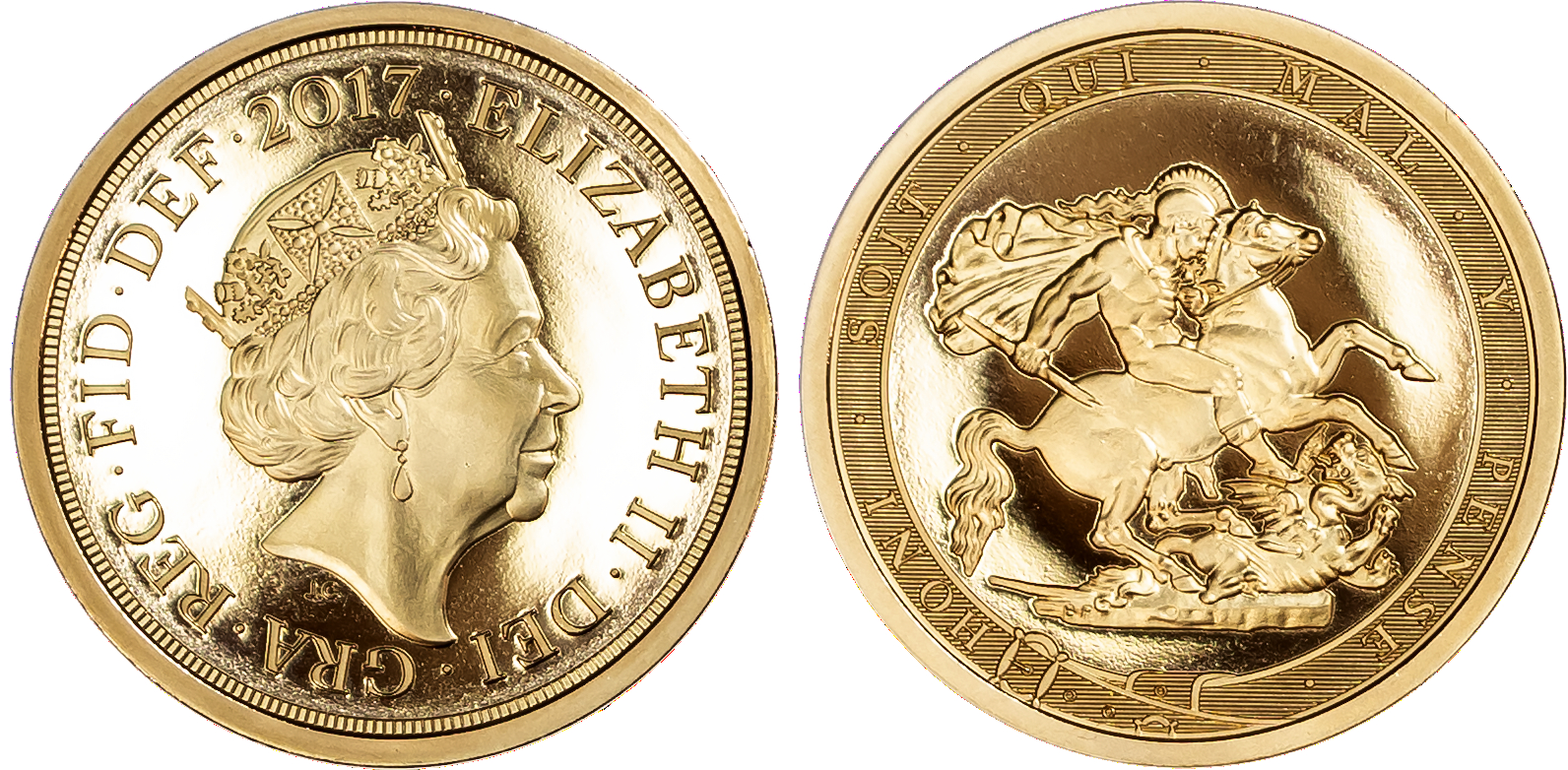 Elizabeth II (1952-2022), Proof Sovereign, 2017