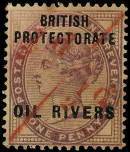 Niger Coast SG 7a unused