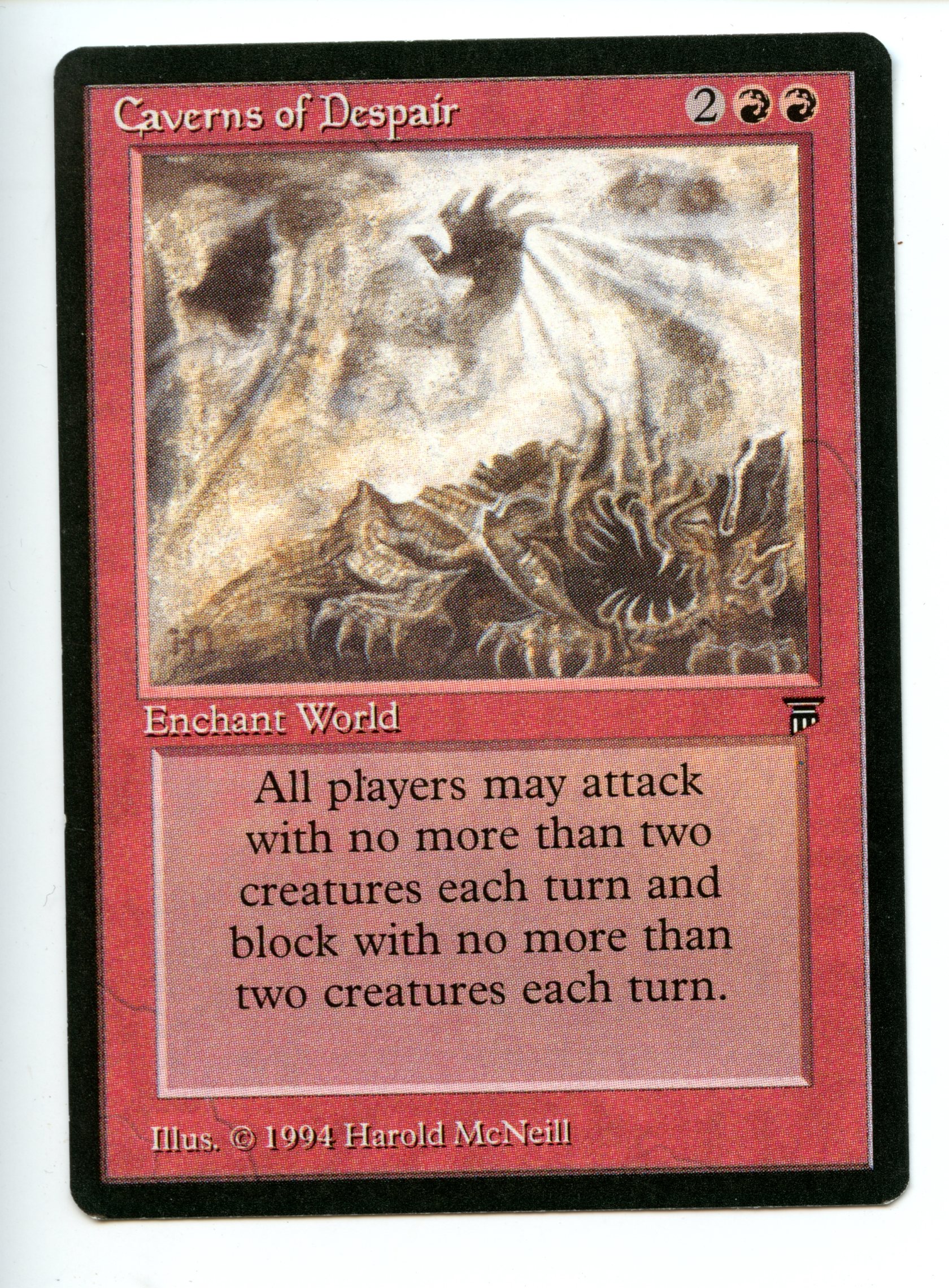 Magic the Gathering - Caverns of Despair  - Legends - Lightly Played 