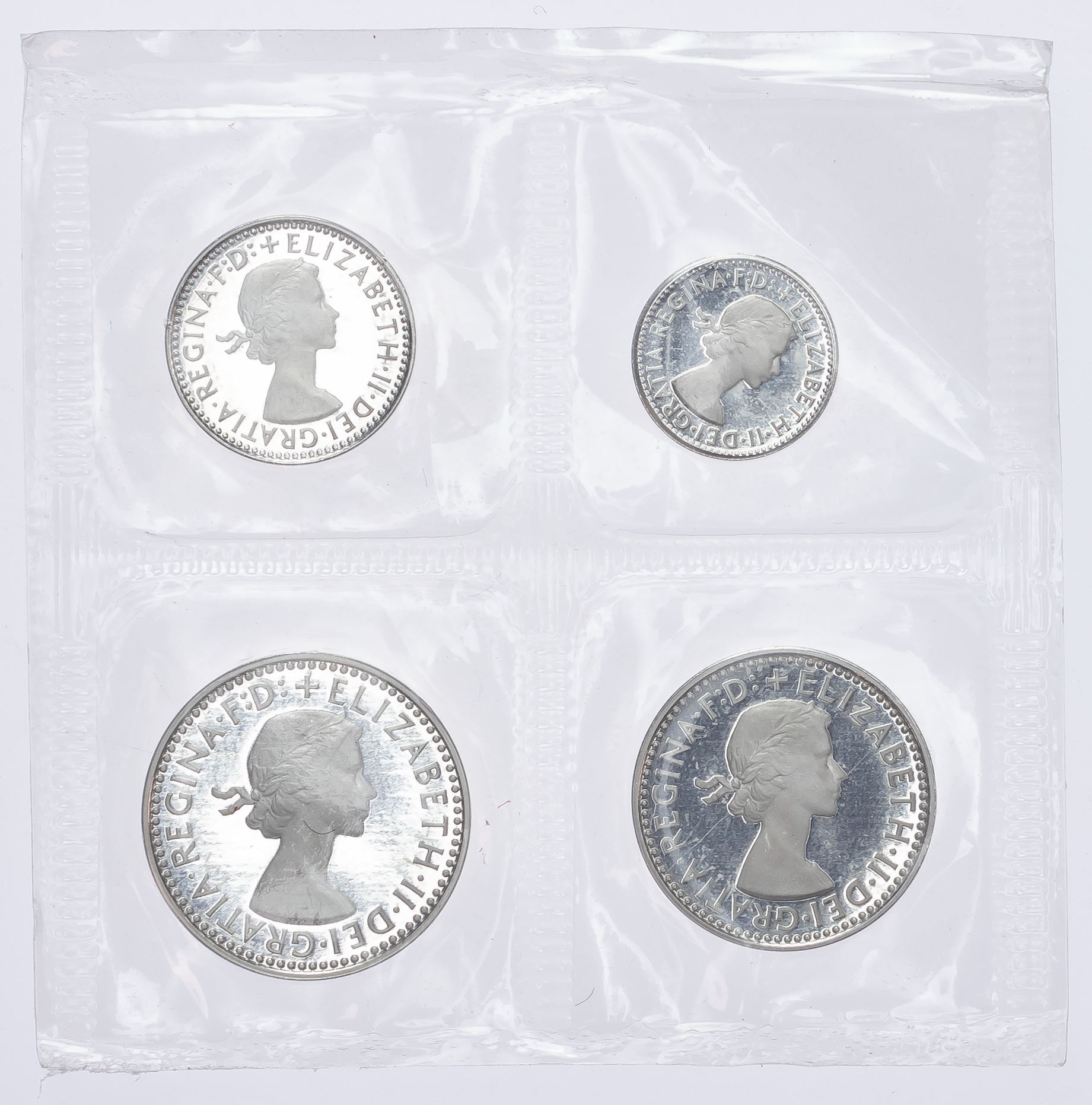 Elizabeth II (1952-2022), Maundy Set, 2015, Fourpence, Threepence, Twopence, Penny.