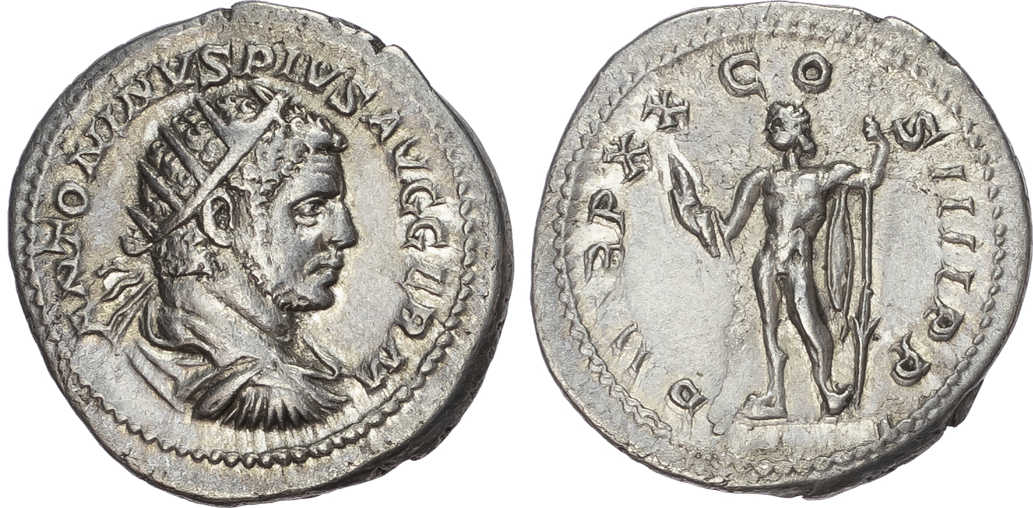 Caracalla (AD 198-217) AR Antoninianus, Rome, AD 217, 4.90g.