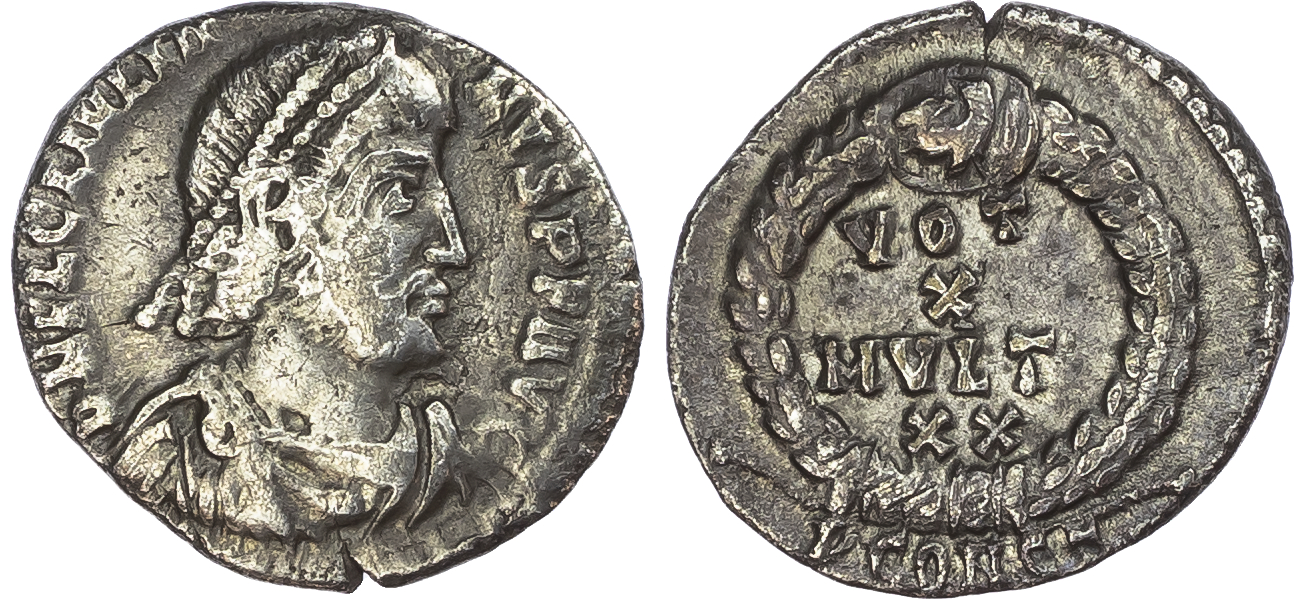 Julian II (AD 360-363) AR Siliqua, Arles, 2nd Offi cina, 1.86g.