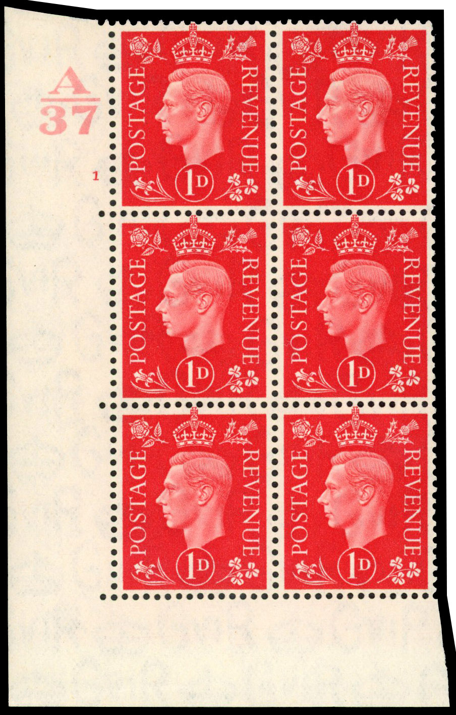 GB SG 463 Cyl. 1 block mint