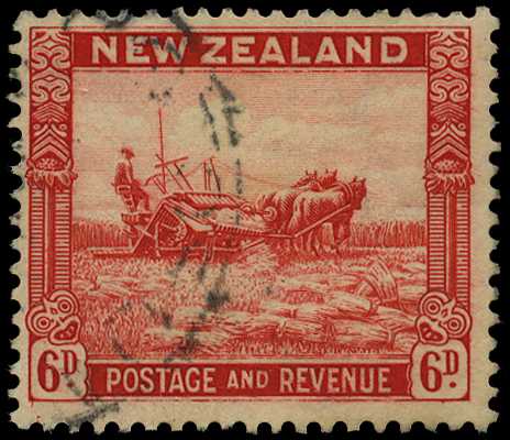 1936 6d Single watermark inverted, used...