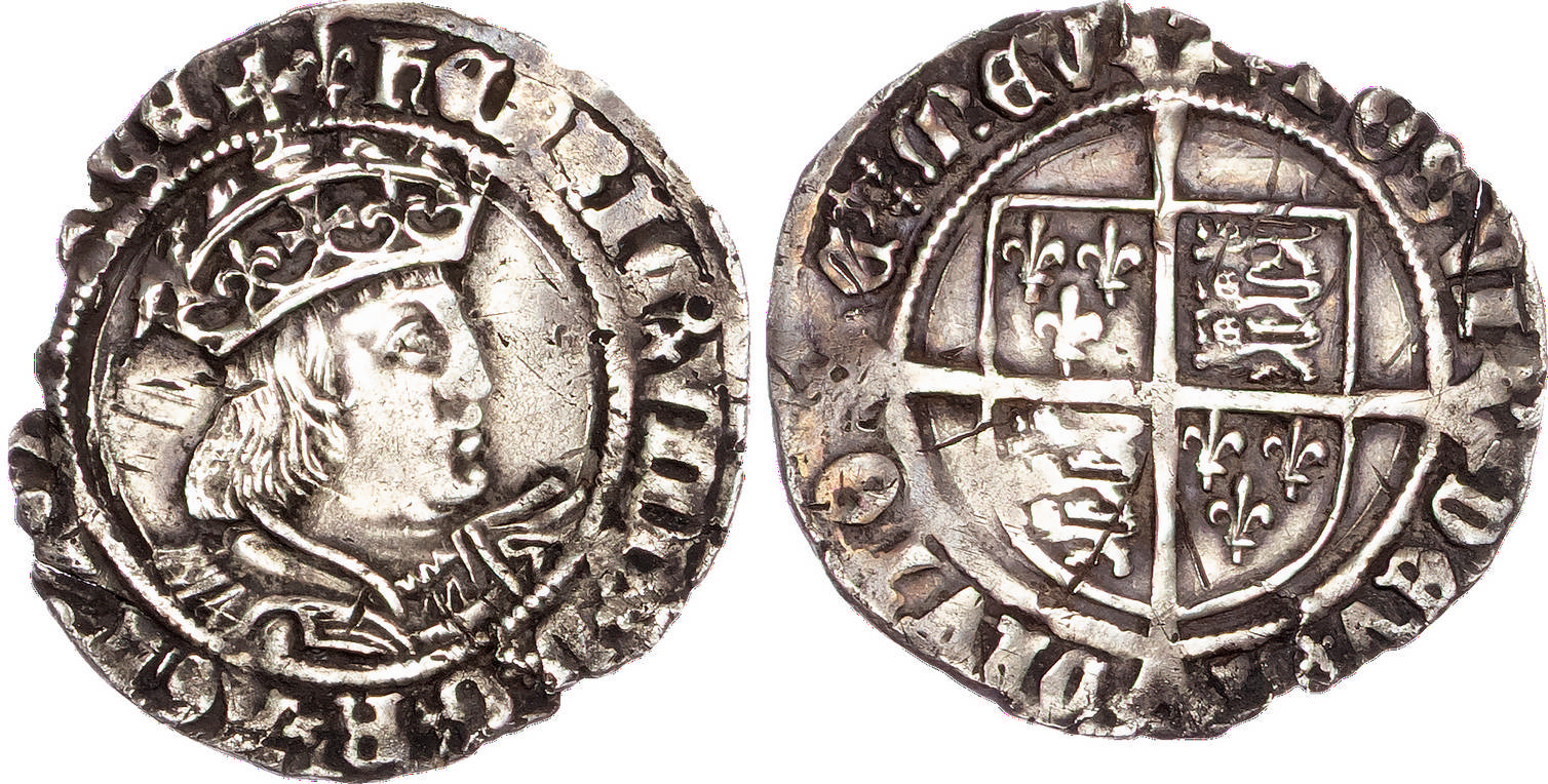 Henry VIII (1509-1547), AR Groat, Second Coinage, Tower mint, mm: Lis – 1526-44.