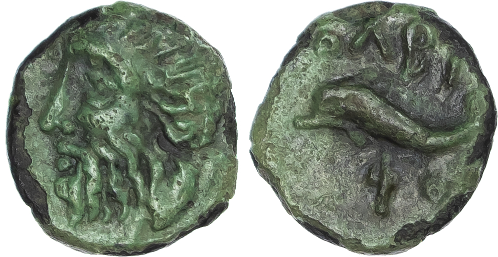 Skythia, Olbia Æ 14mm. Circa 250-225 BC. 