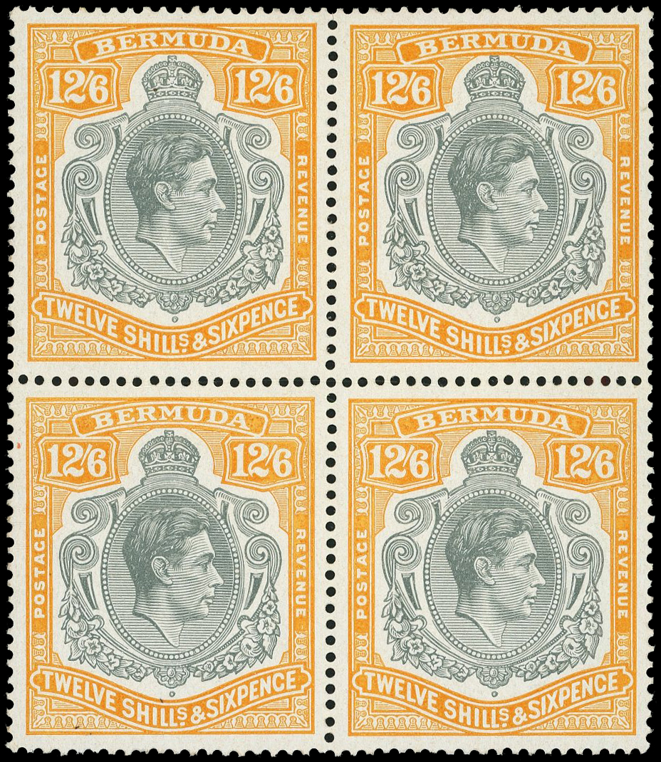 Bermuda SG 120c block mint