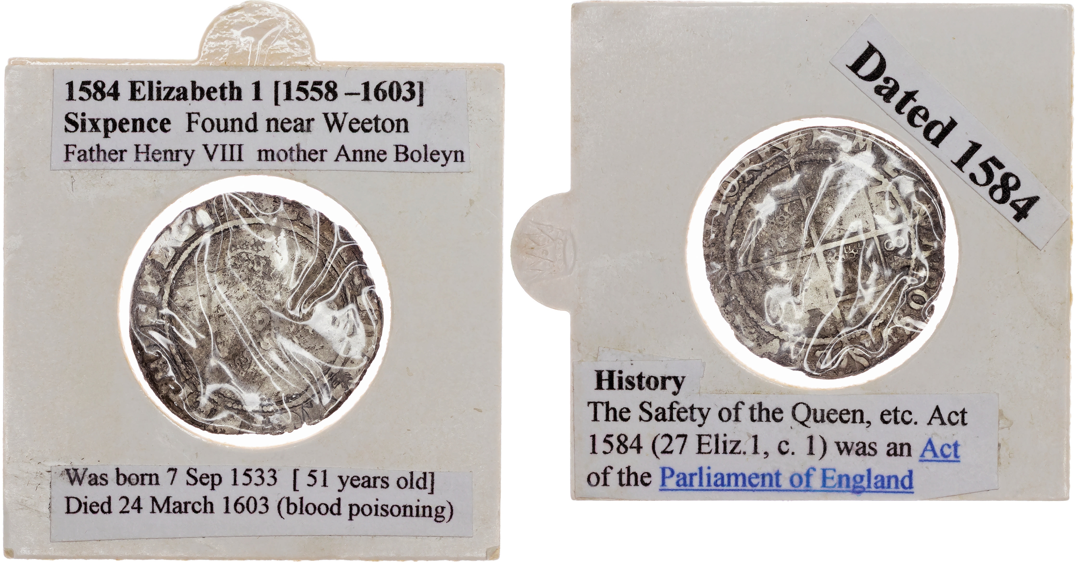 Group of hammered coins of Elizabeth I (1558-1603). [13]