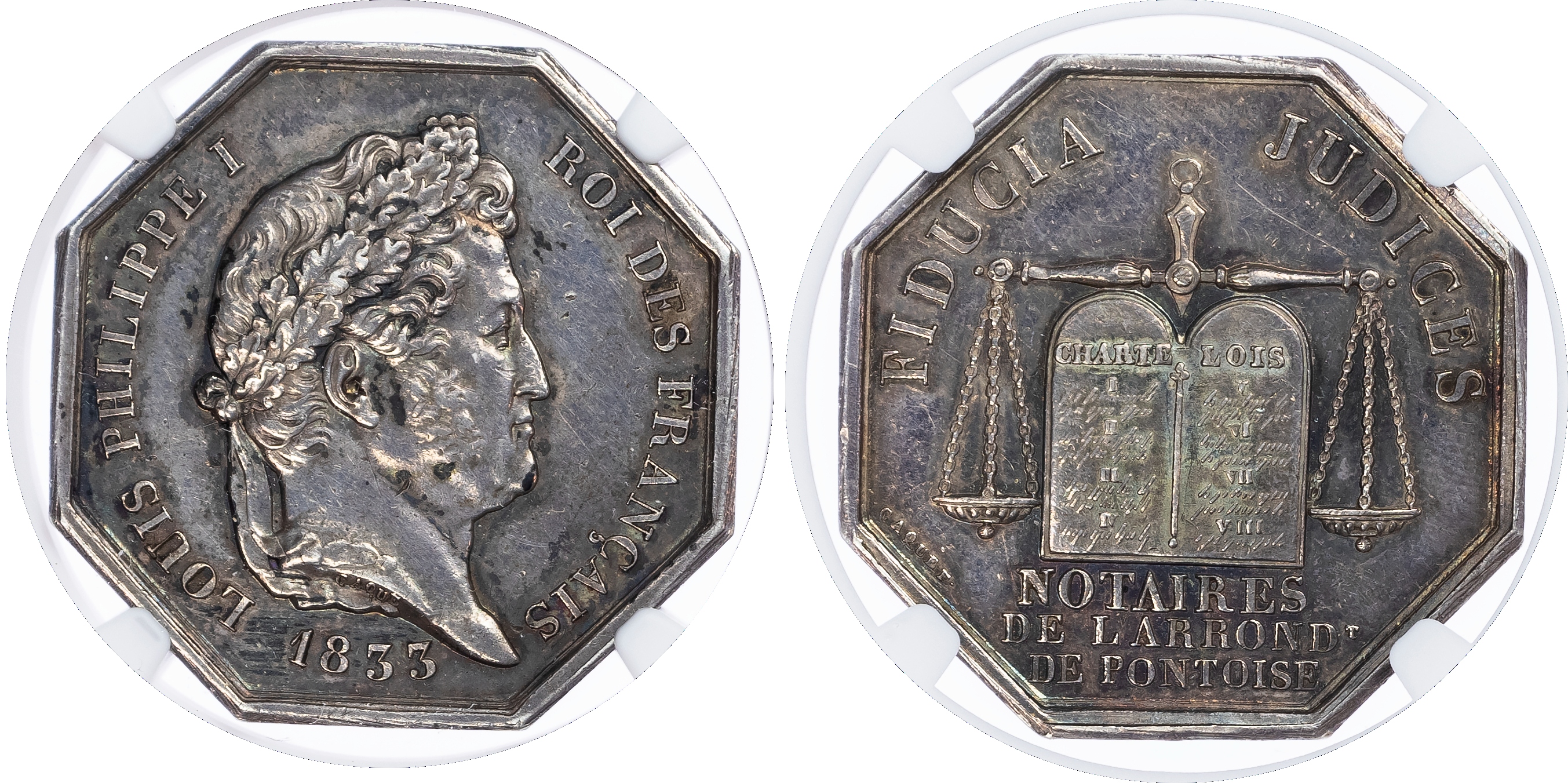 France. Louis-Philippe I AR Jeton. 1833. 