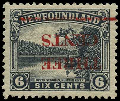 1929 “Three Cents” on 6c slate variety,...