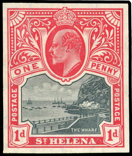 St Helena SG 56 Colour Trial
