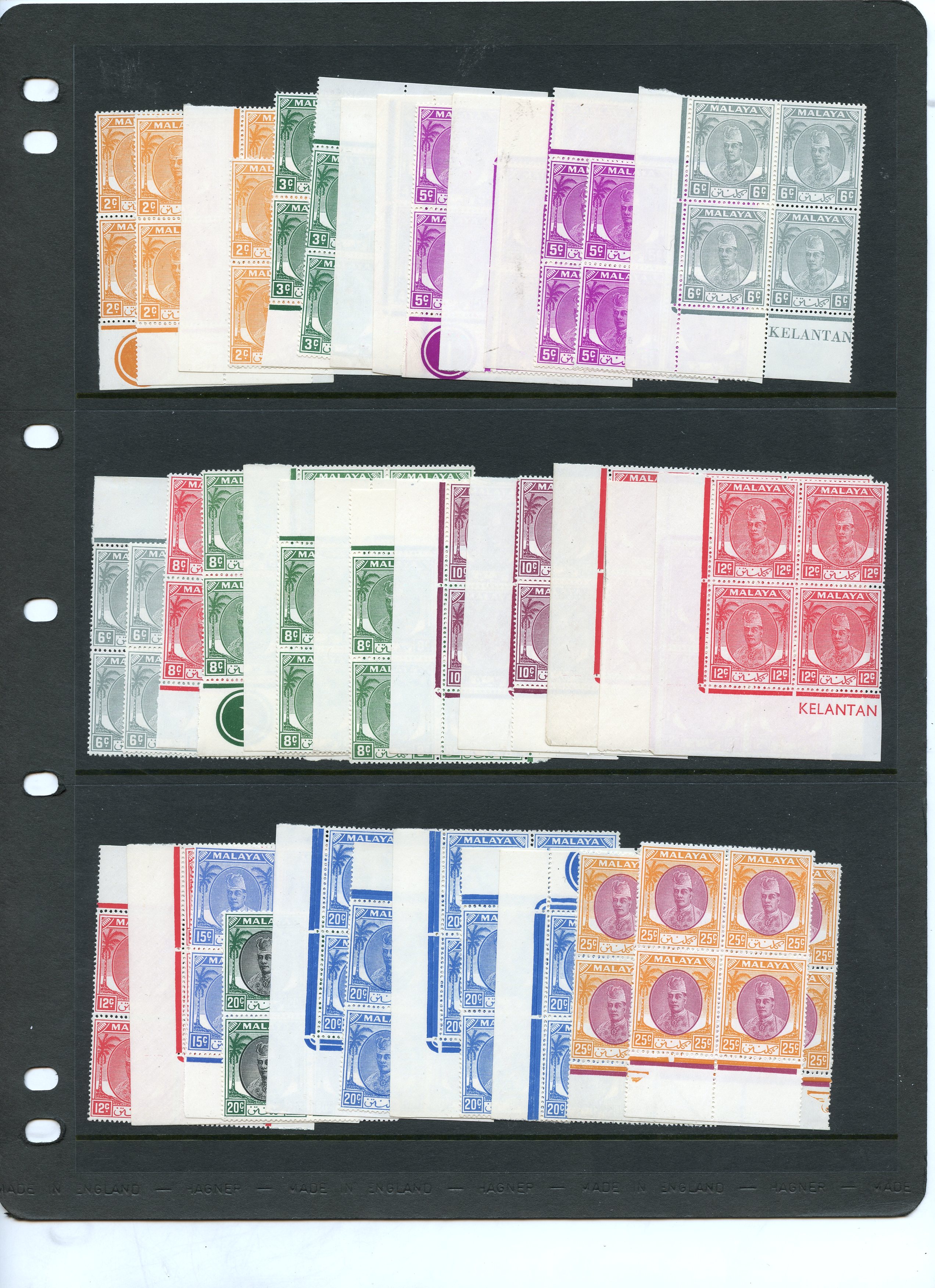 Kelantan SG 61-81 range...