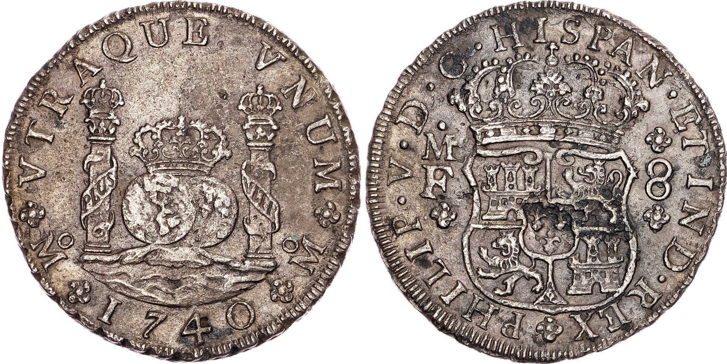Mexico, Philip V (1700-1746), silver 8 Reales, 1740