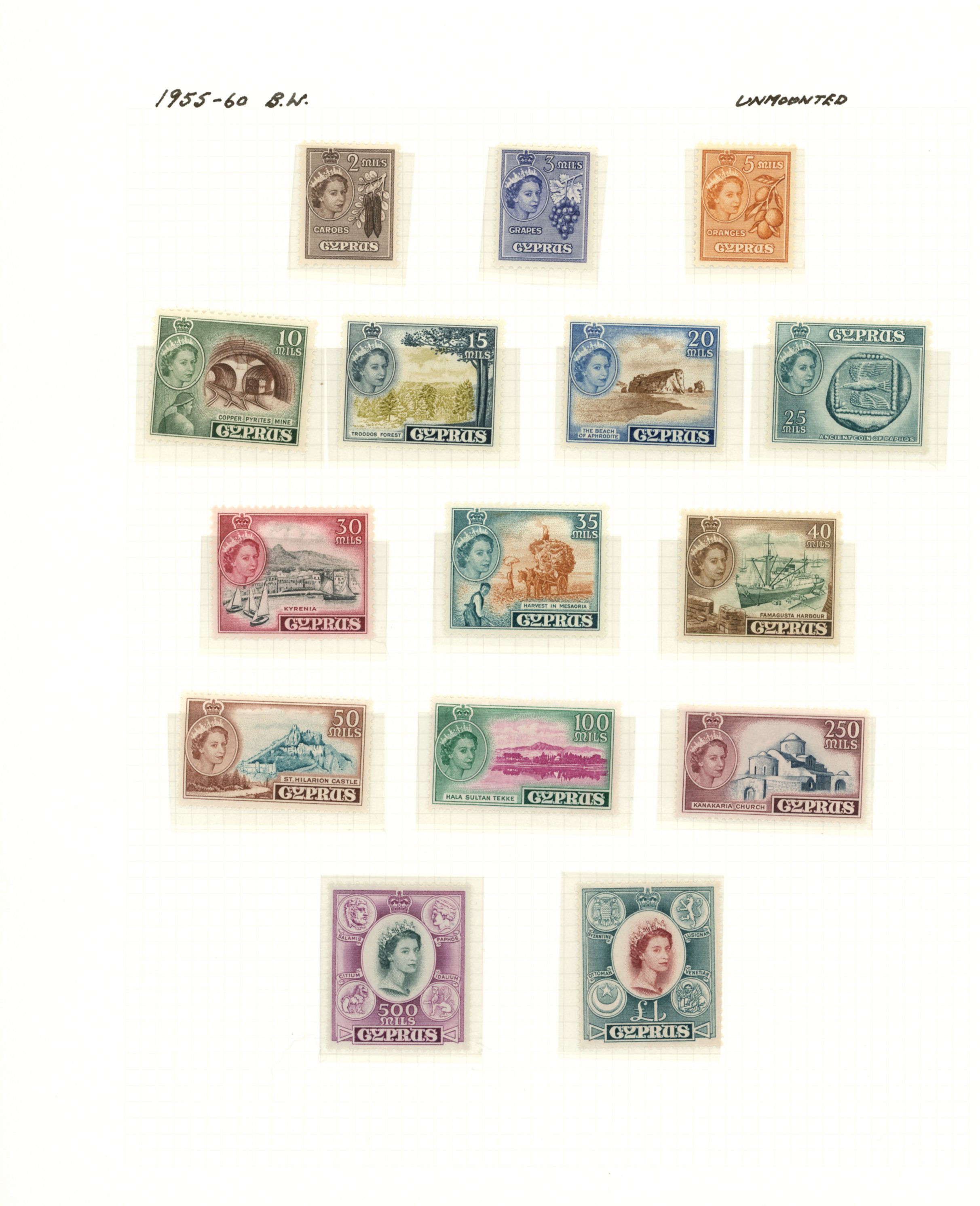 1955 set unmounted mint, and a range of blocks...