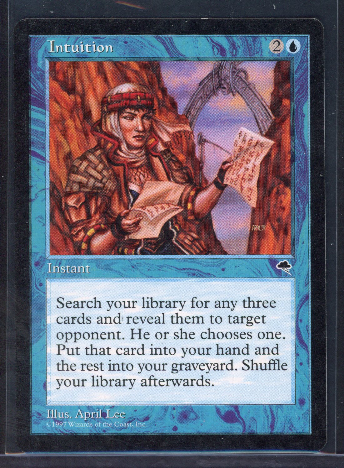 Magic The Gathering - Intuition - Tempest - Light Play