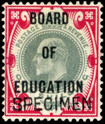 GB SG O87s 1s Board of Education Specimen