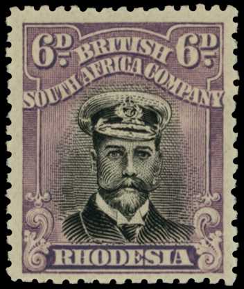 1918-21 6d Head Die IIIB, perf 14, toned...