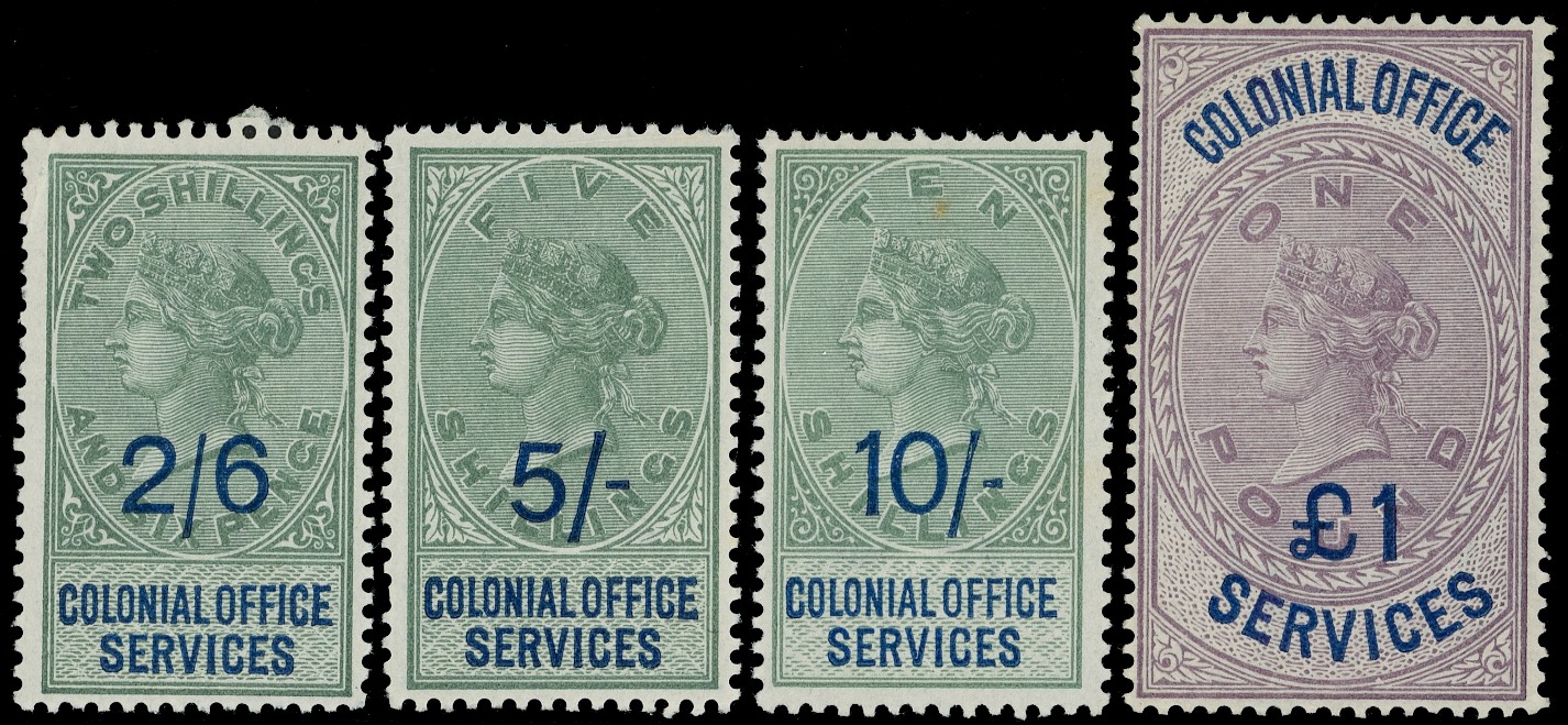 Colonial Office Services: 1899-1900 6d on 6d to...