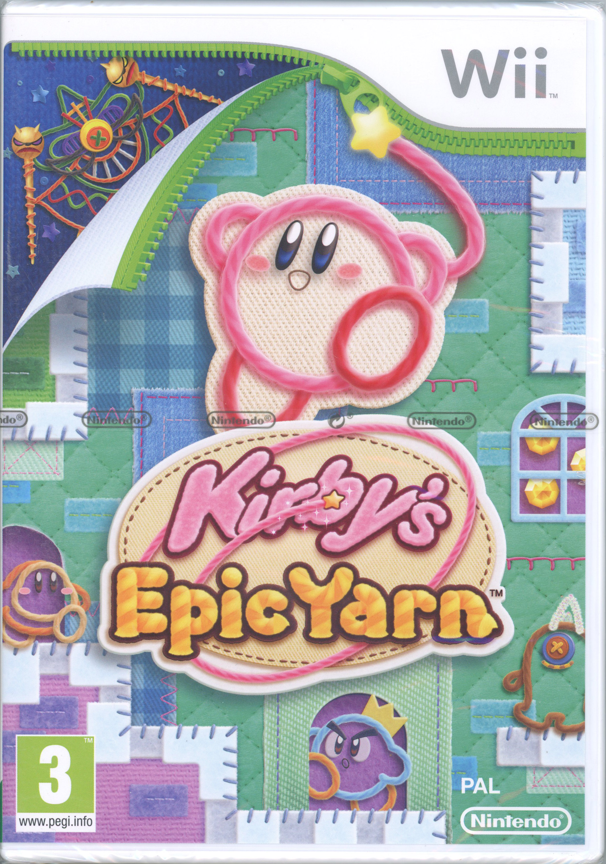 Nintendo - Kirby's Epic Yarn - Wii - Factory Sealed