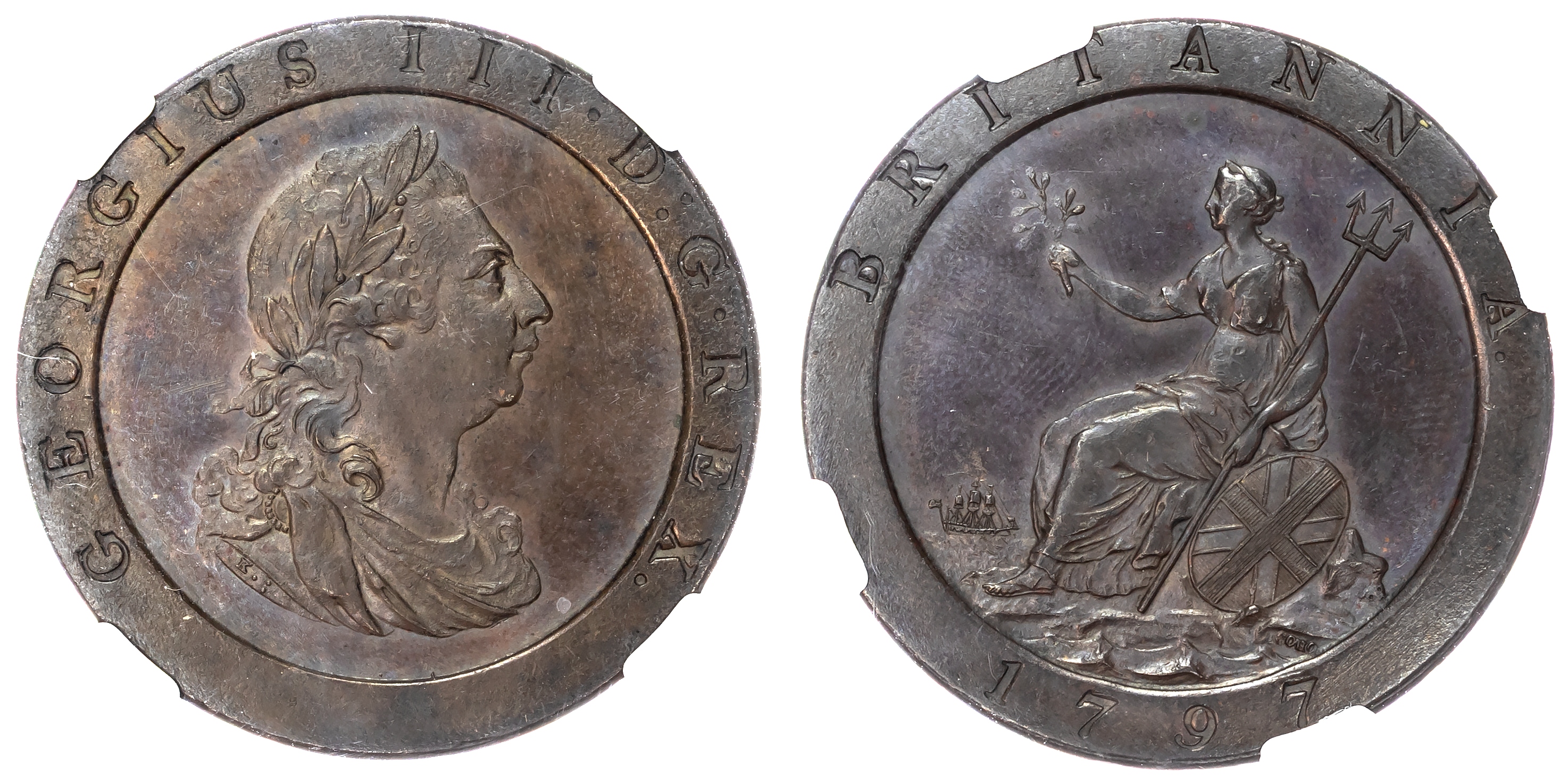 George III (1760-1820), Penny, 1797.