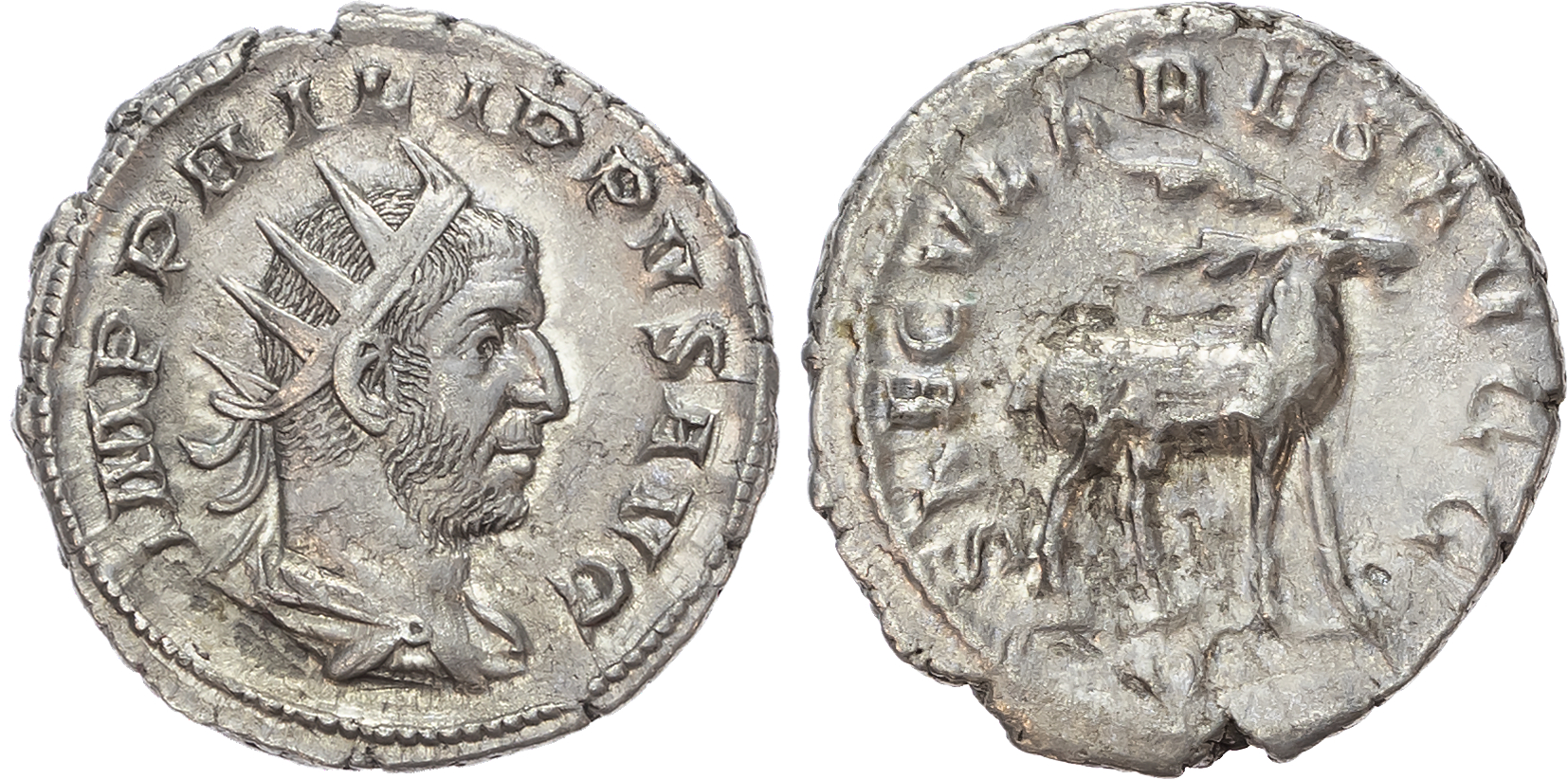 Philip I (AD 244-249) AR Antoninianus, Rome, AD 248, 4.18g. 