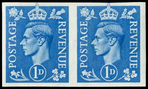 1951 1d light ultramarine (Wmk. Upright)....