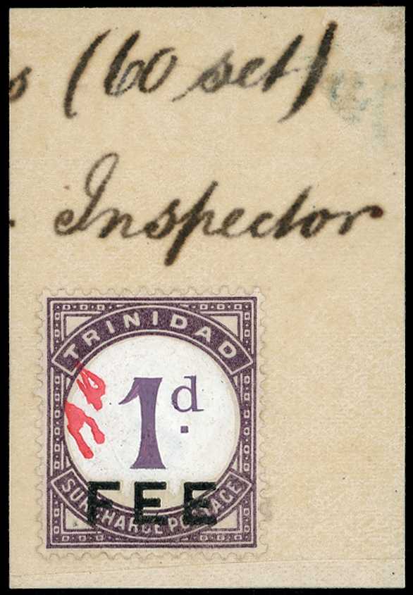 Fee: c.1884 Hand Painted essay denominated...