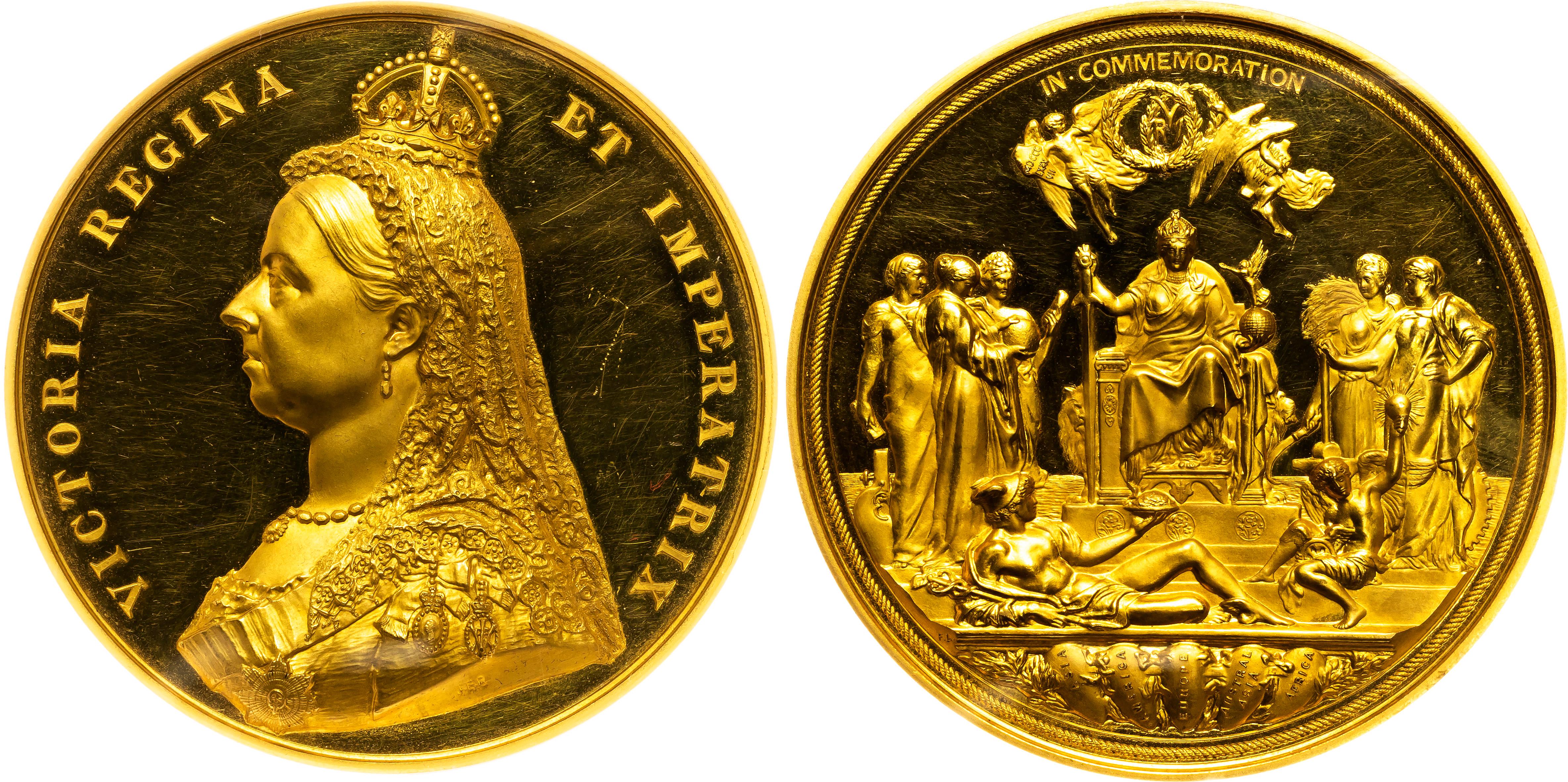 Victoria (1837-1901), Golden Jubilee medal, 1887 - PF 62 ULTRA CAMEO