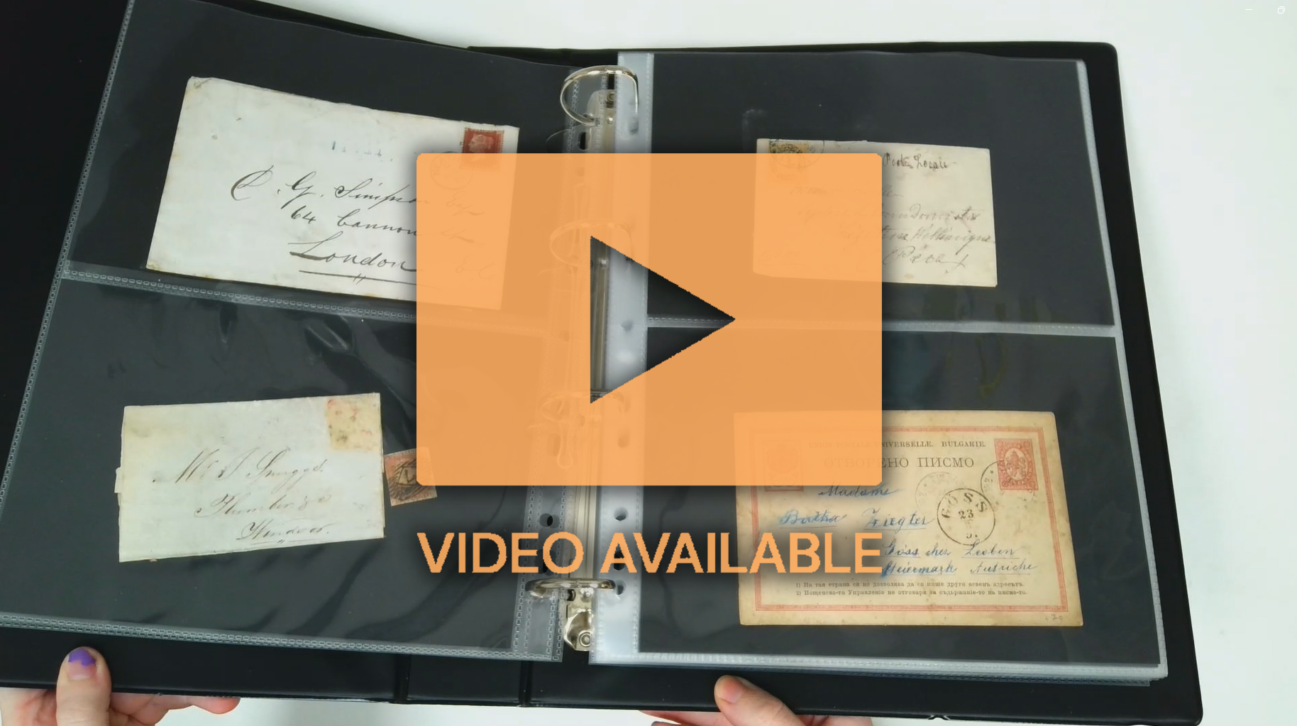 Postal History accumulation in album with strength in Turkey