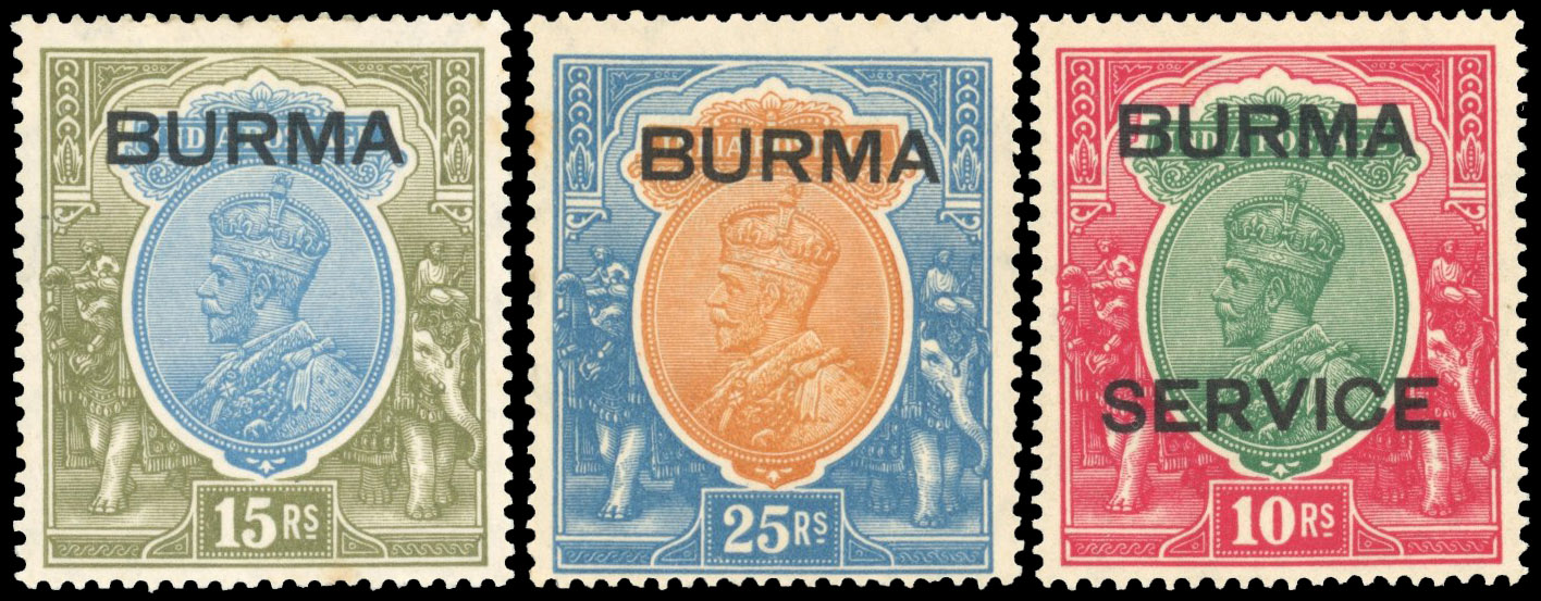 Burma 1937 sets mint