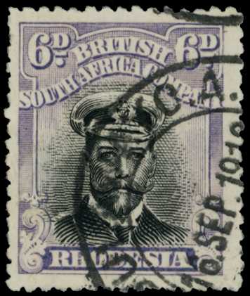 1917-20 6d Head Die IIIA, perf 14. Fine...