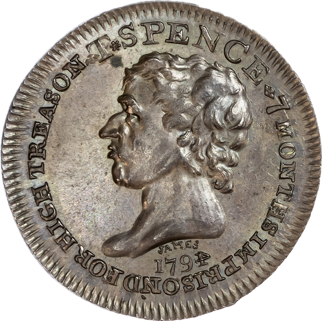 London - Holborn, Thomas Spence Halfpenny 1794