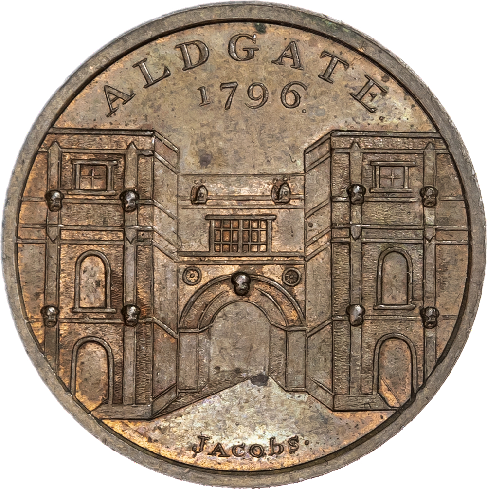 London - Holborn, Paul Skidmore’s ‘London Gates Series’ Halfpenny