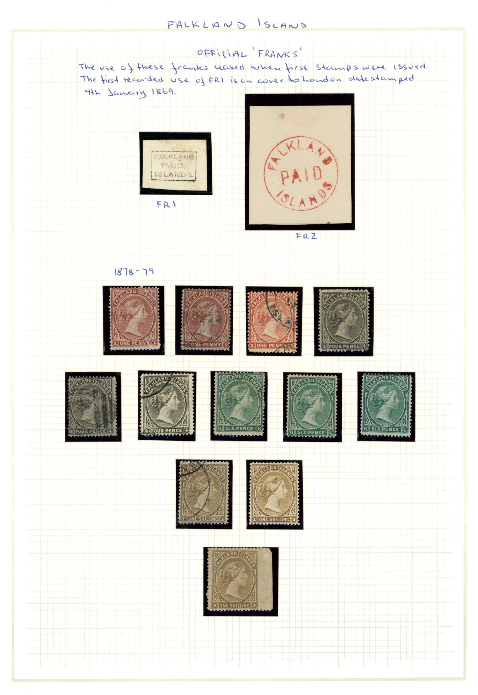 Valuable collection on leaves, mainly...