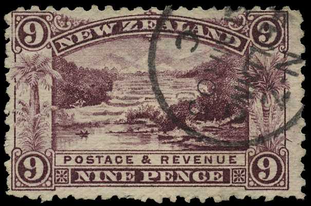 1902-7 Cowan paper 9d Single watermark...