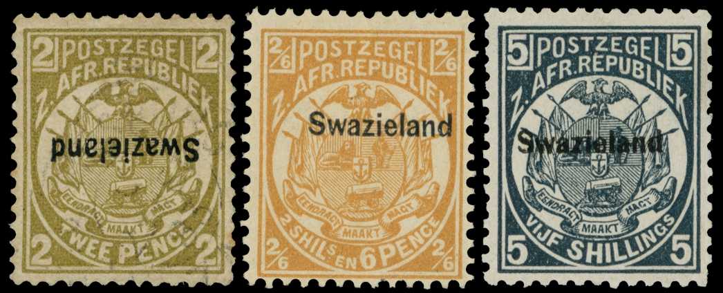 1889-90 trio of values including 2d...