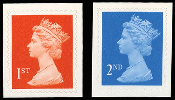 1998 1st & 2nd Class self adhesive (Perf....