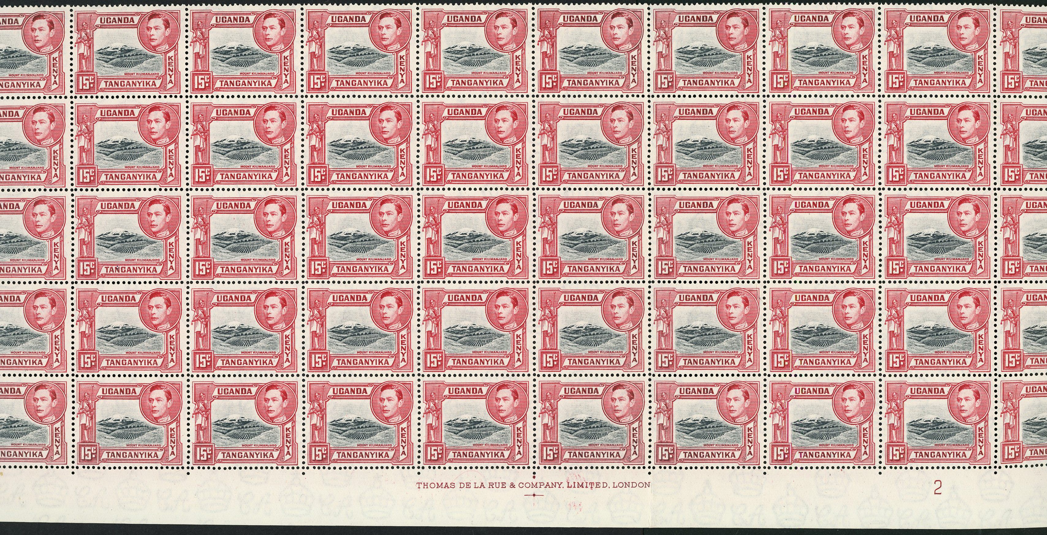KUT SG 137a block mint