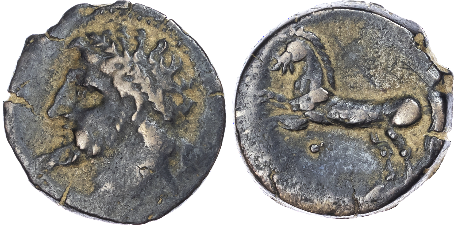 Numidia, Massinissa or Micipsa (c. 203-148 BC or 148-118 BC) AE Unit