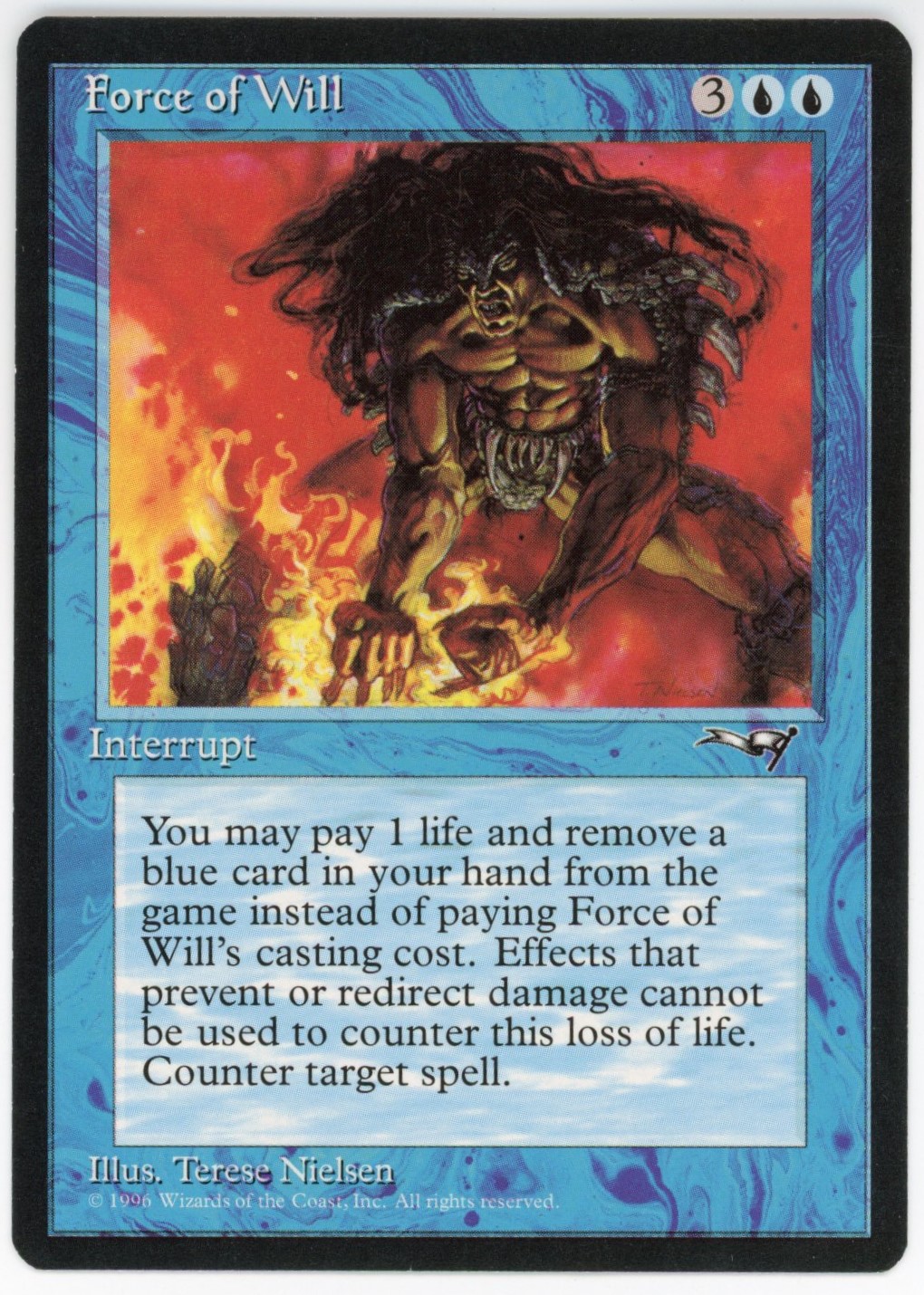 Magic The: Gathering - Force of Will - Alliances - Near Mint