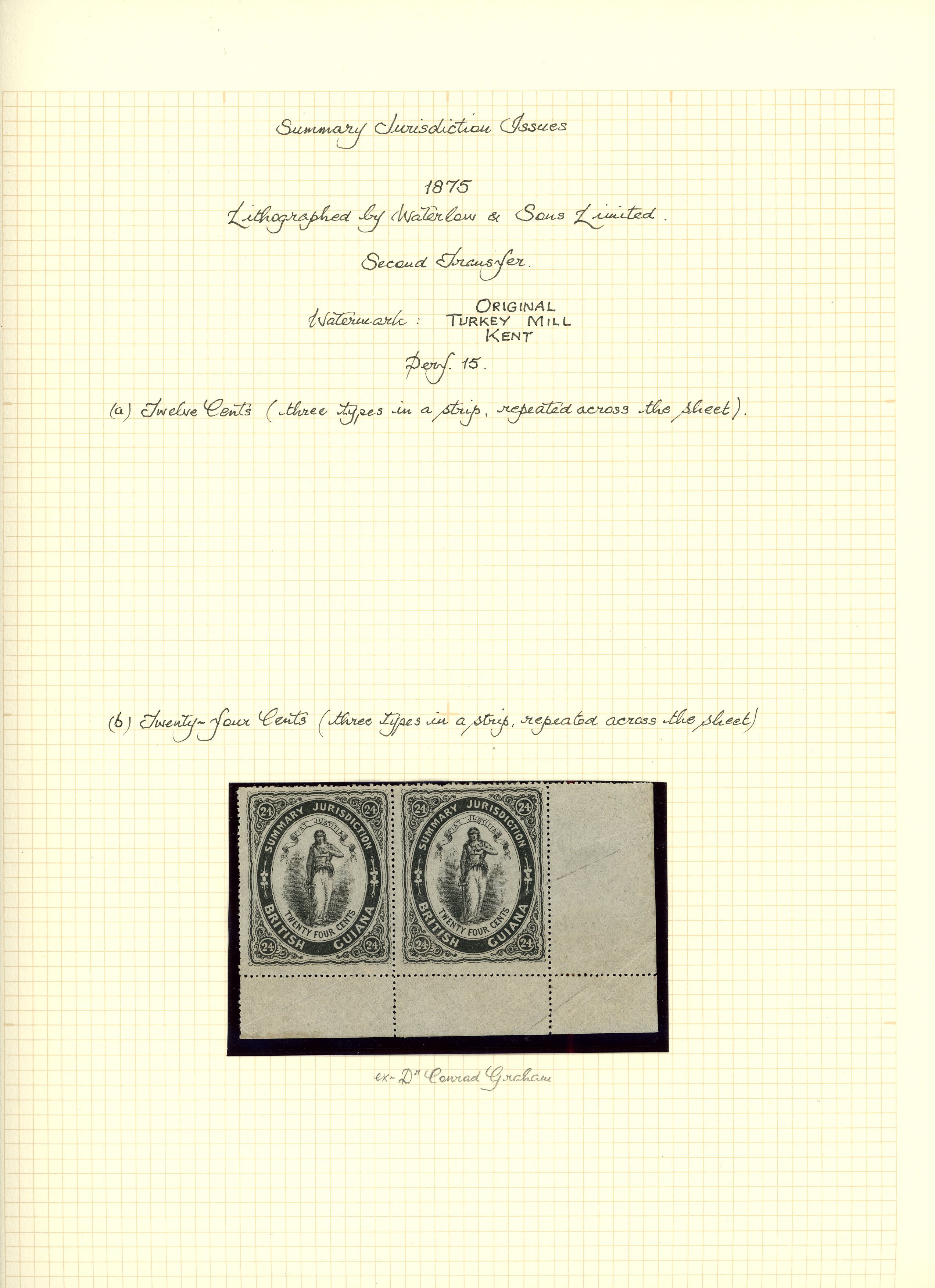 Summary Jurisdiction: 1866 group of proofs...