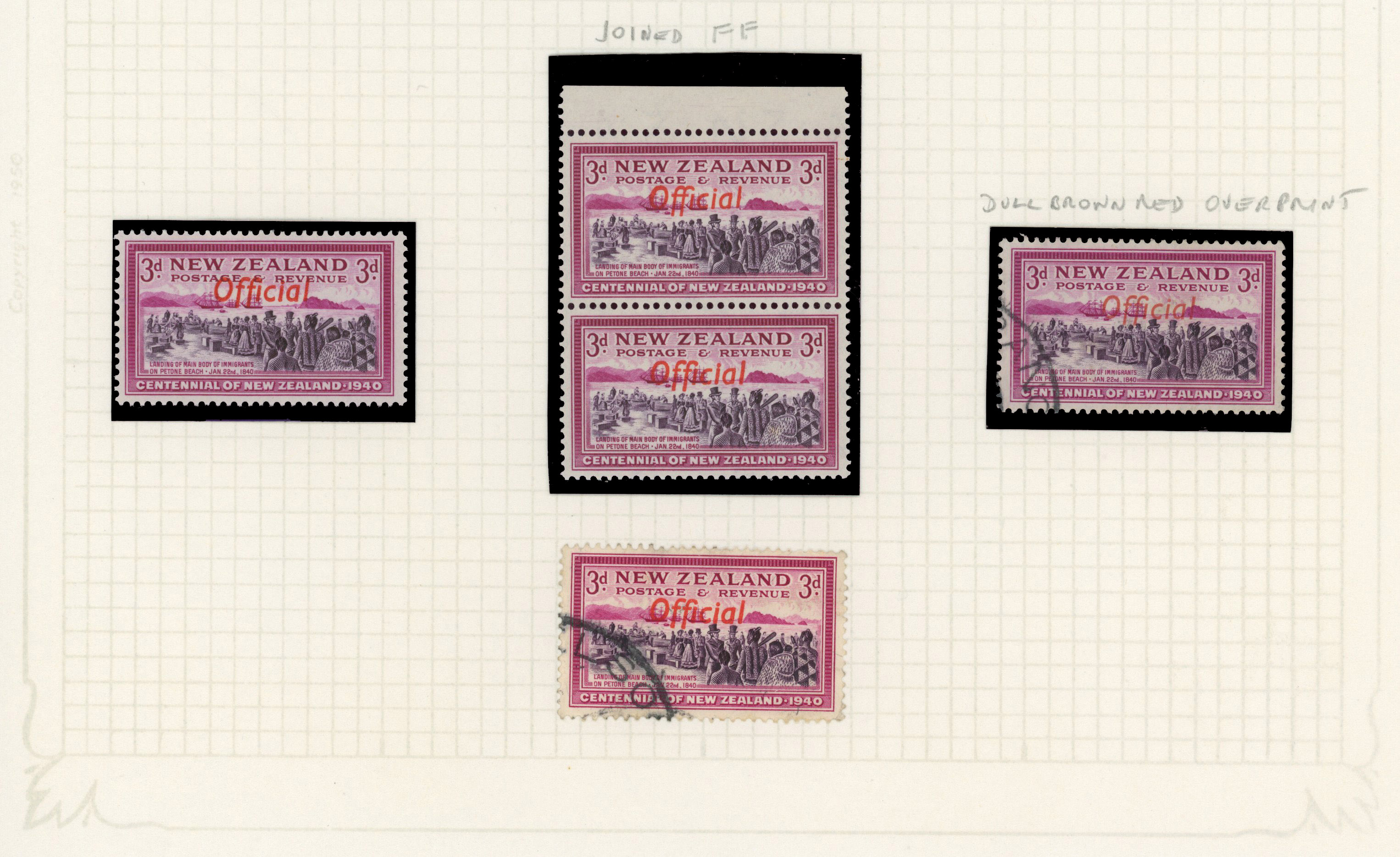 NZ SG O141-151 collection