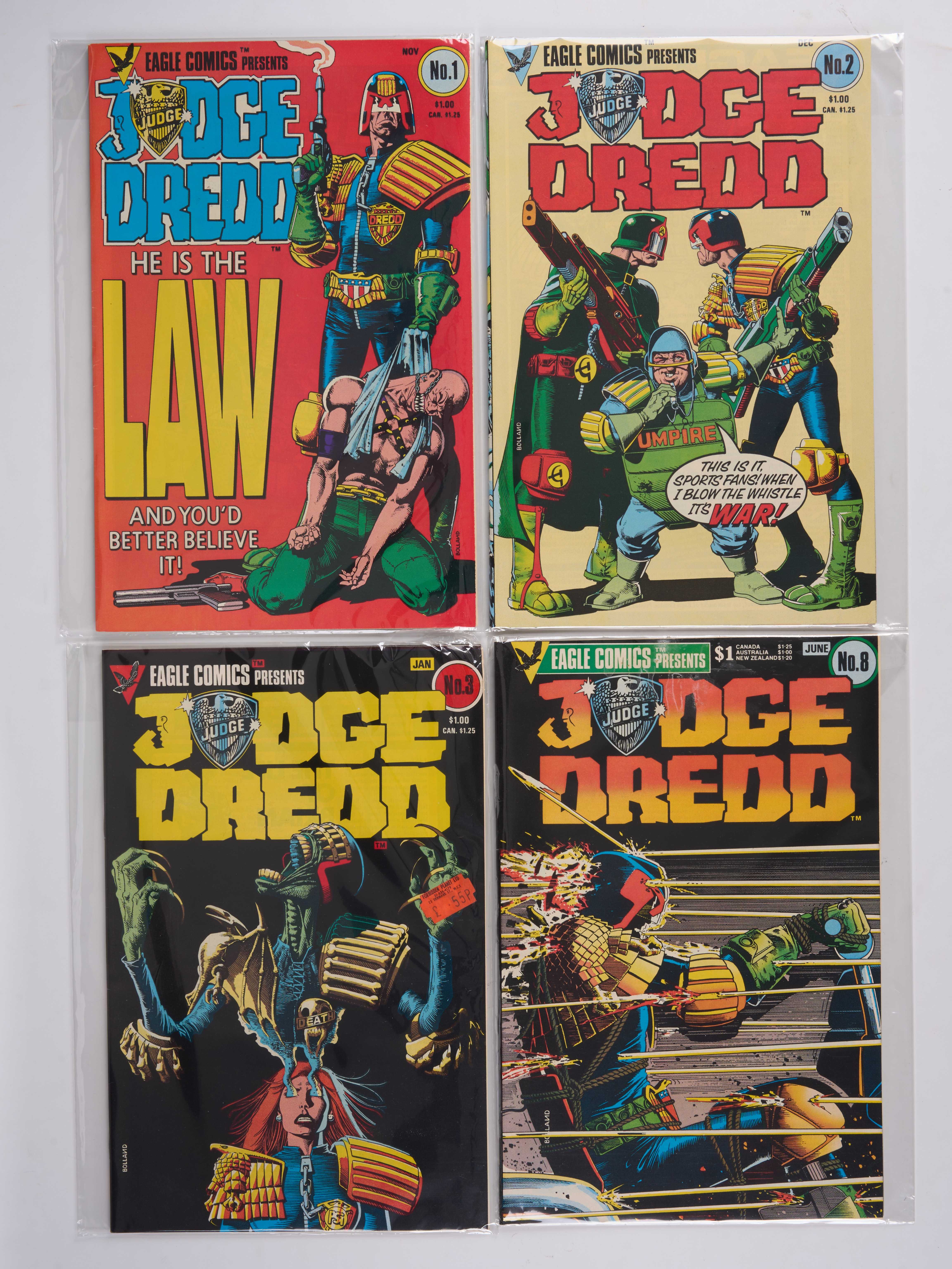Judge Dredd Comics (Eagle/Quality Comics) Bundle 14