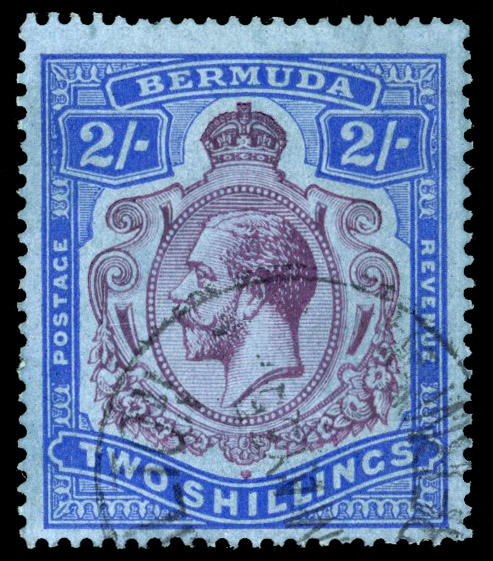 Bermuda SG 88gd 1931 2s break through scroll used