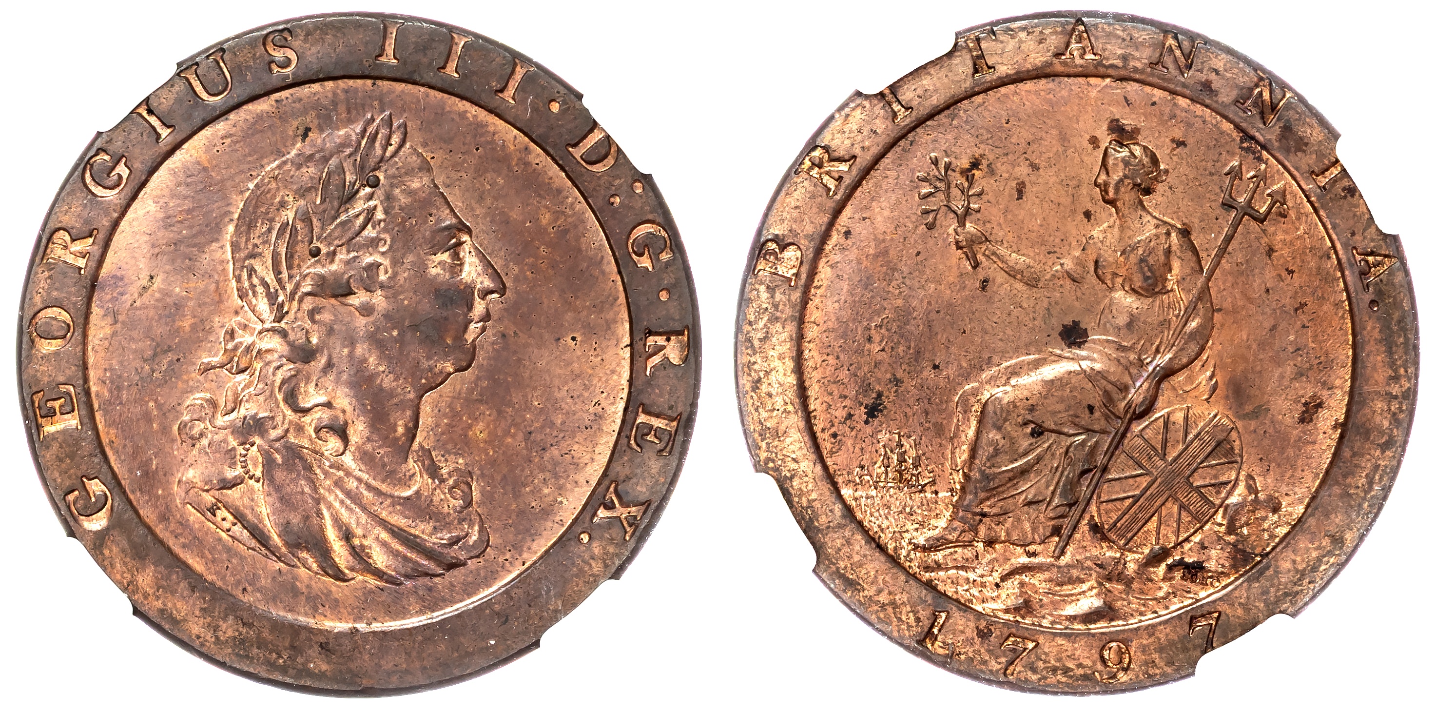 George III (1760-1820), Penny, 1797.