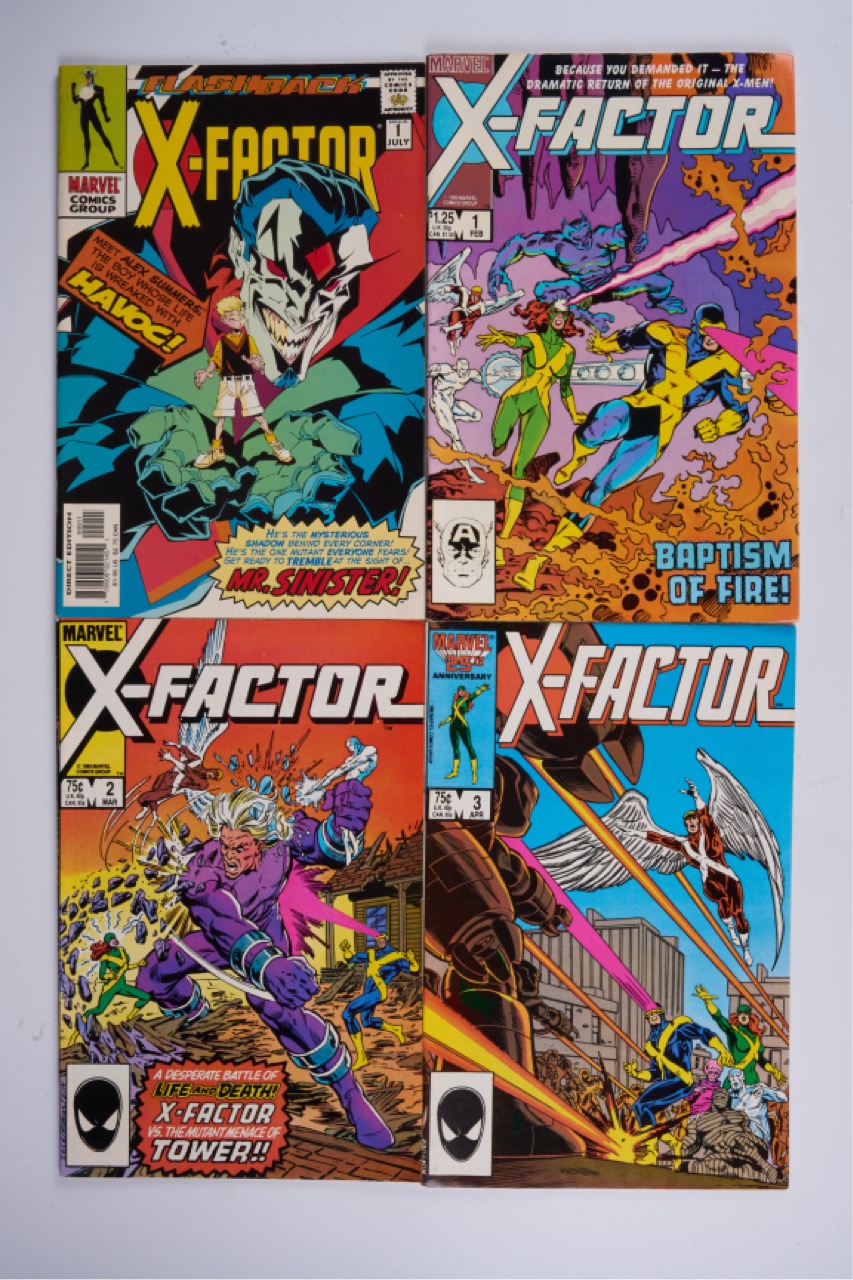 X-Factor Volume 1 Including 1st Appearance of Apocalypse (Marvel Comics, 1986-87) Bundle of 21