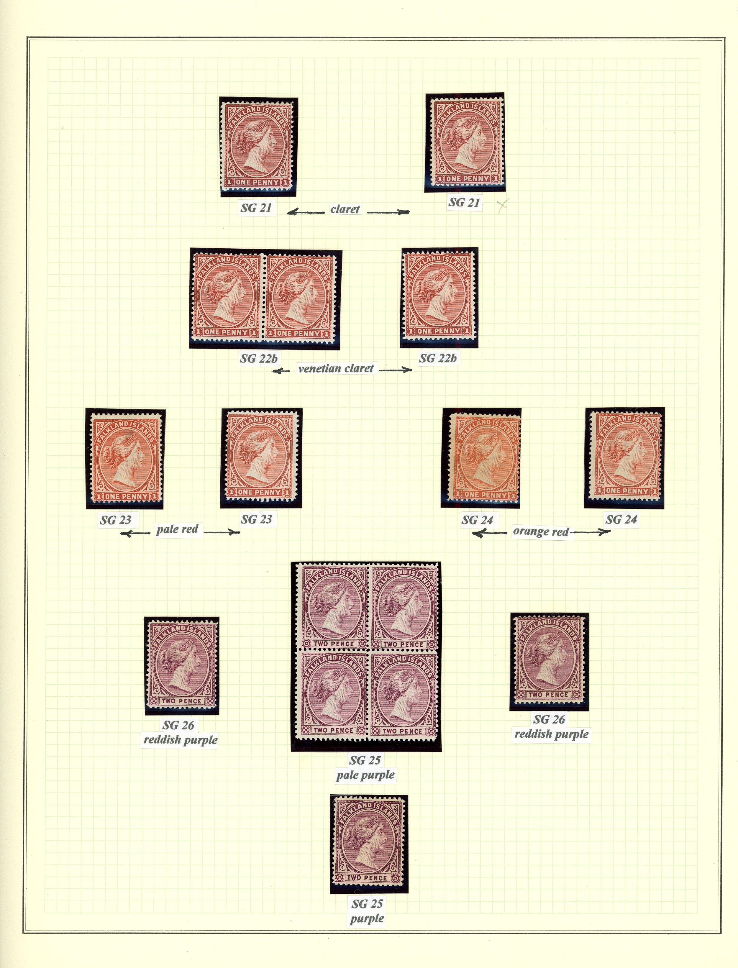 1878-1898 QV mainly mint collection,...