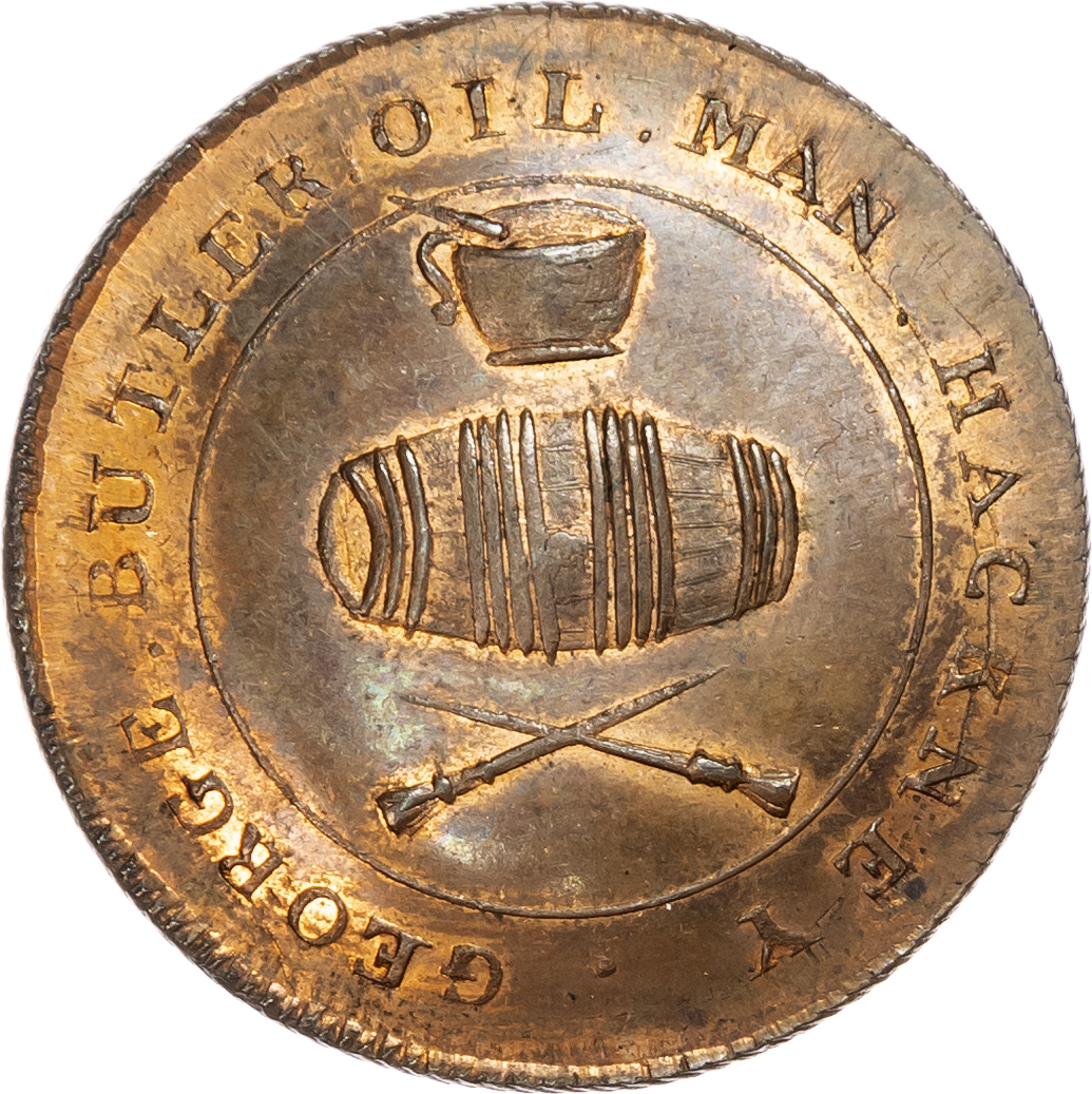 London – Hackney, George Butler, Skidmore’s collectors’ Halfpenny undated