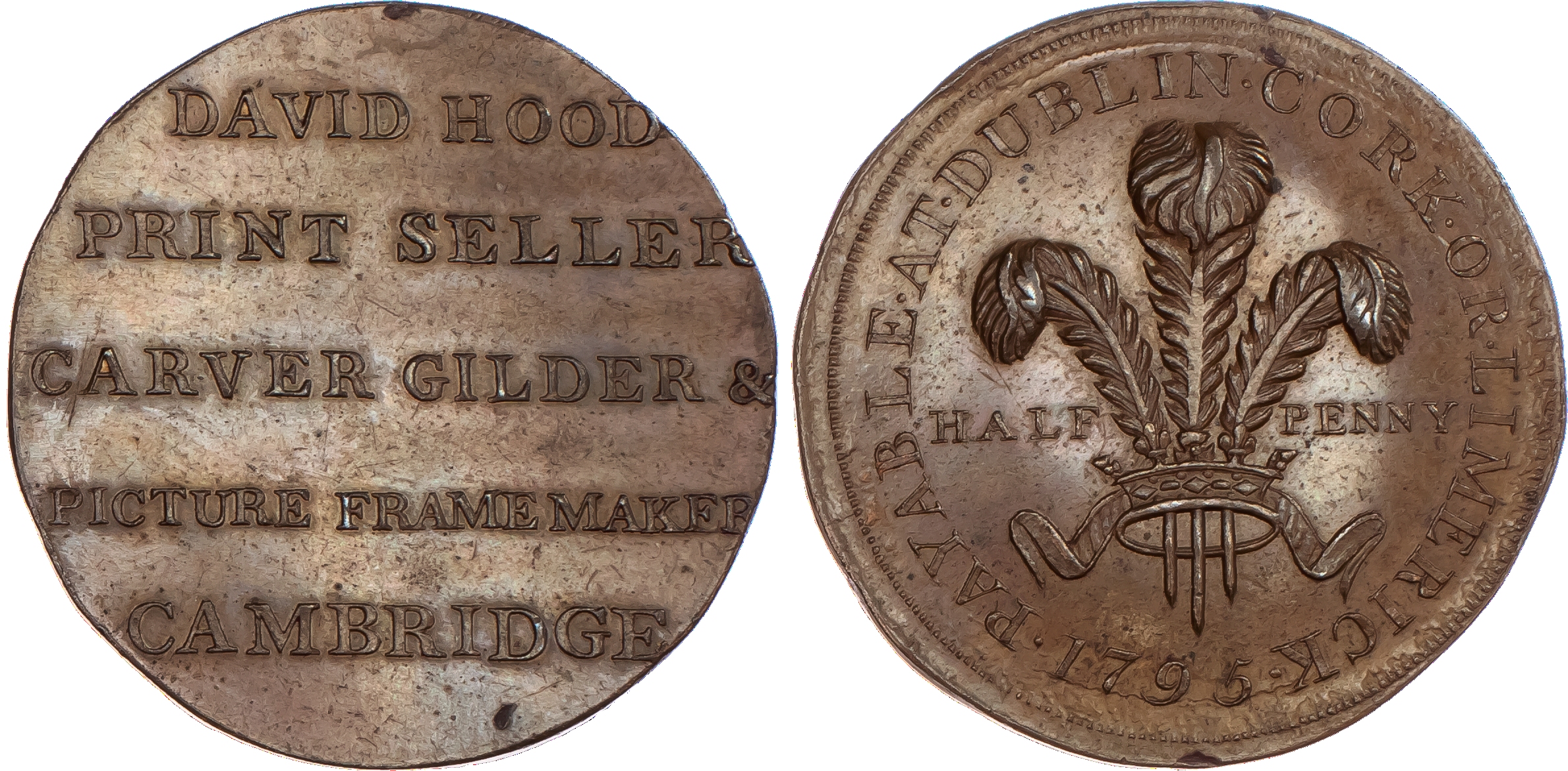 Cambridge, Spence's mule Halfpenny....